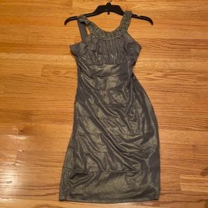 Junior dress size small grey